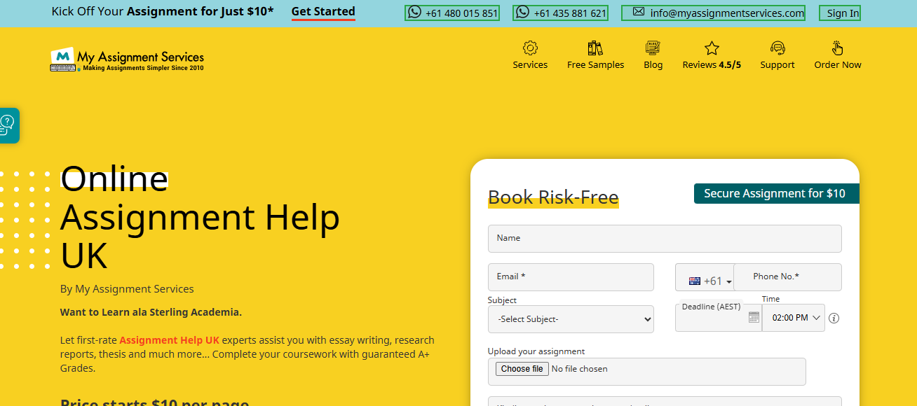 My Assignment Services UK